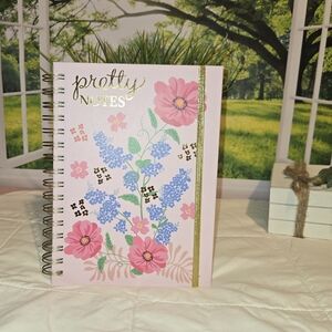Floral Pretty Notes Spiral Notebook